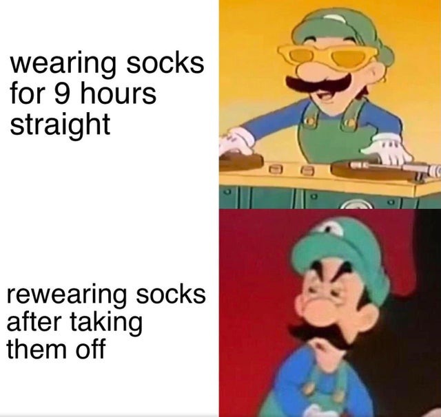 Socks feeling - meme
