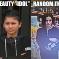Beauty idol vs random thief