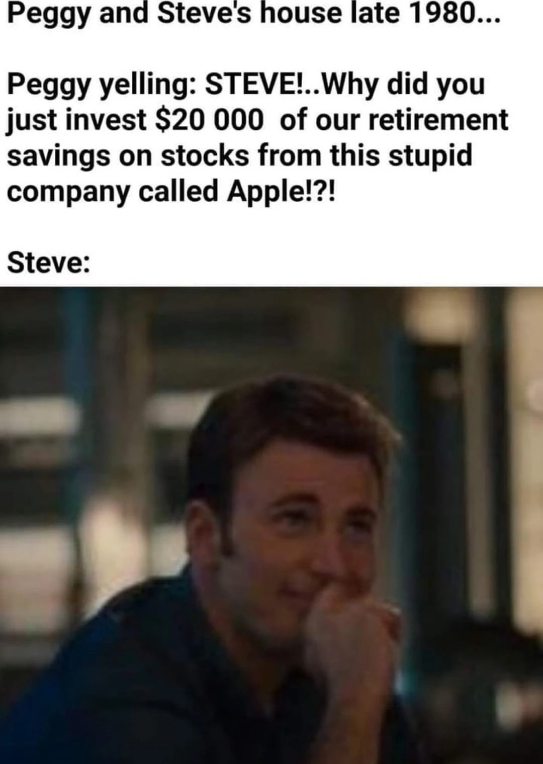 Steve stonks - meme