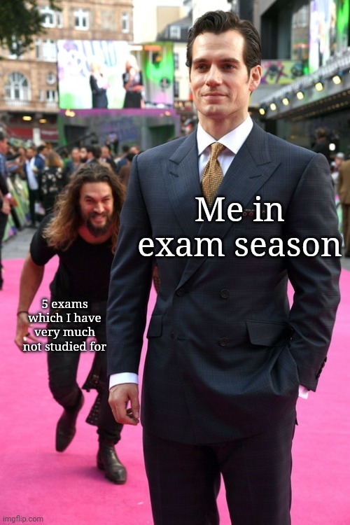 one of these exams is to skip a class (i'm close to being a moderator btw) - meme