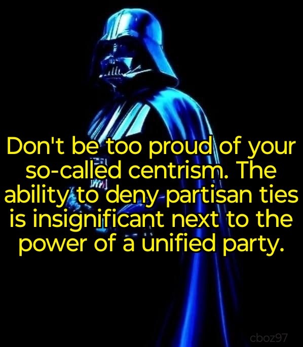 Form a new party. - meme