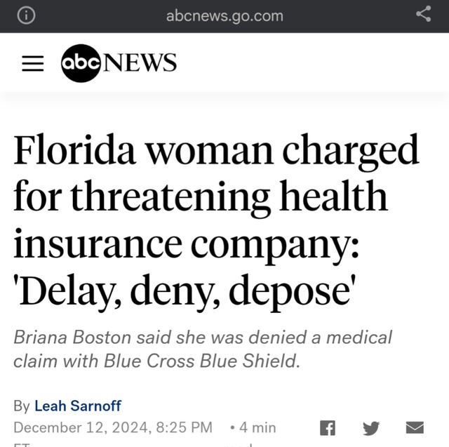 Delay, deny, depose - meme
