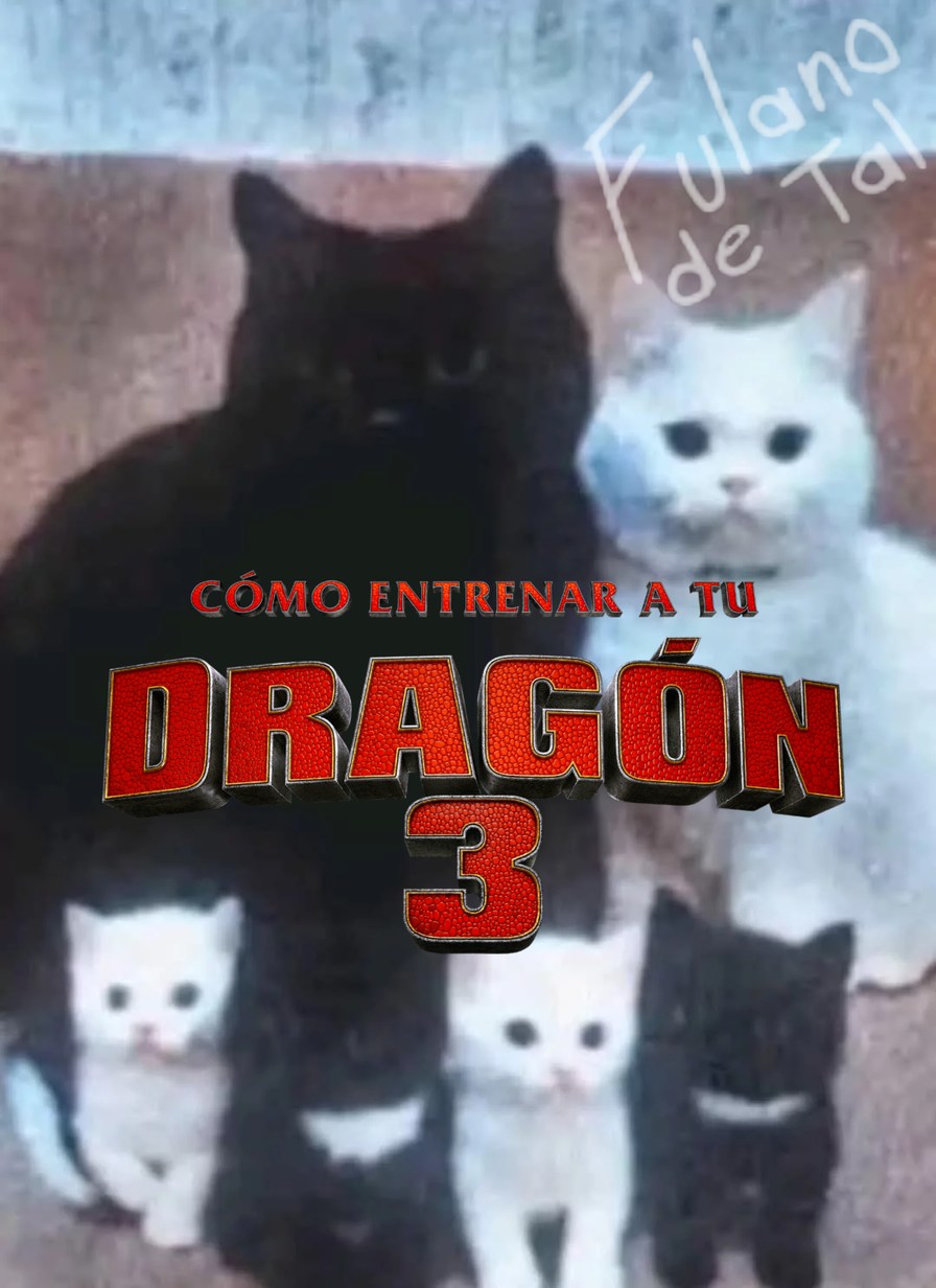 El final de como entrar a tu dragón en una imagen: - meme