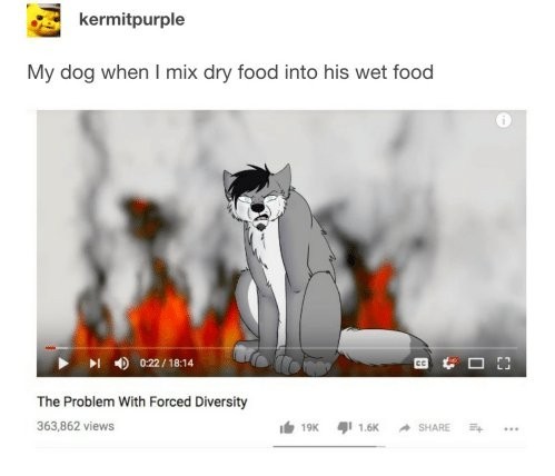 Keep the food pure - meme