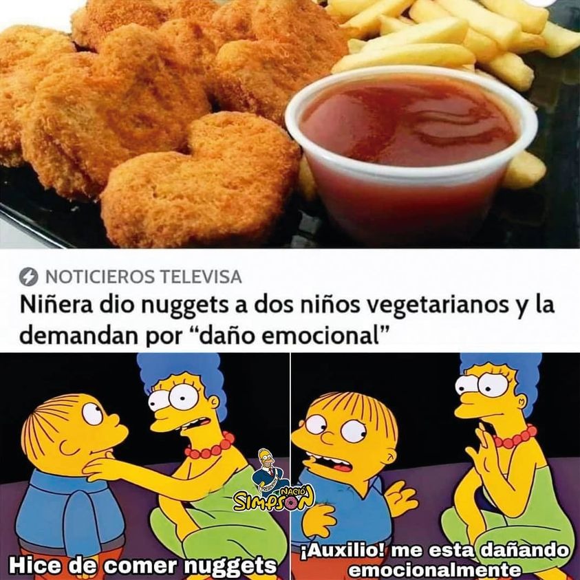 Nuggets de polla - meme