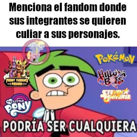 En resumen: cualquier cosa con personajes ficticios con rasgos humanos o de animales - meme
