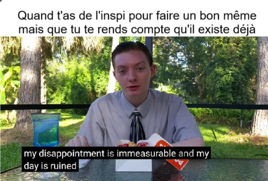 La pire sensation - meme