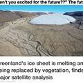 Greenland is becoming greenland...