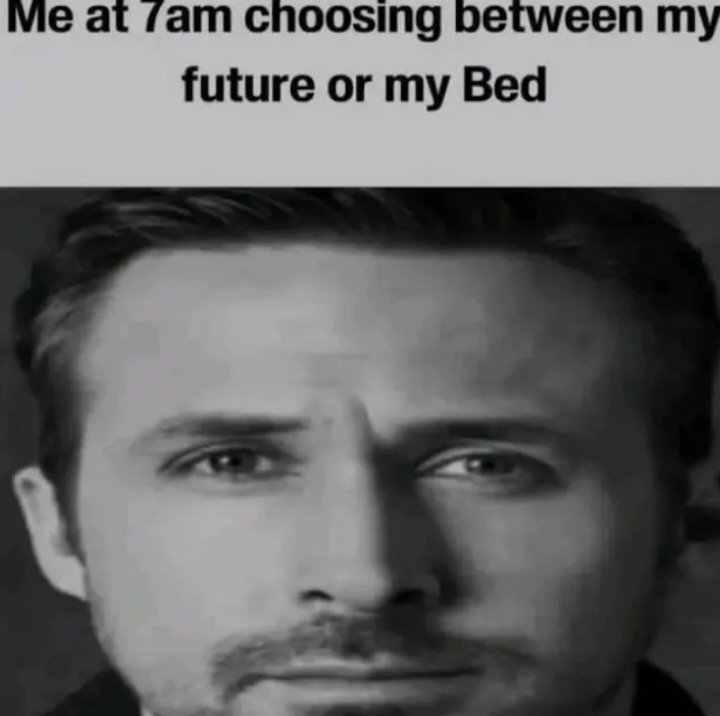 Future or bed? - meme