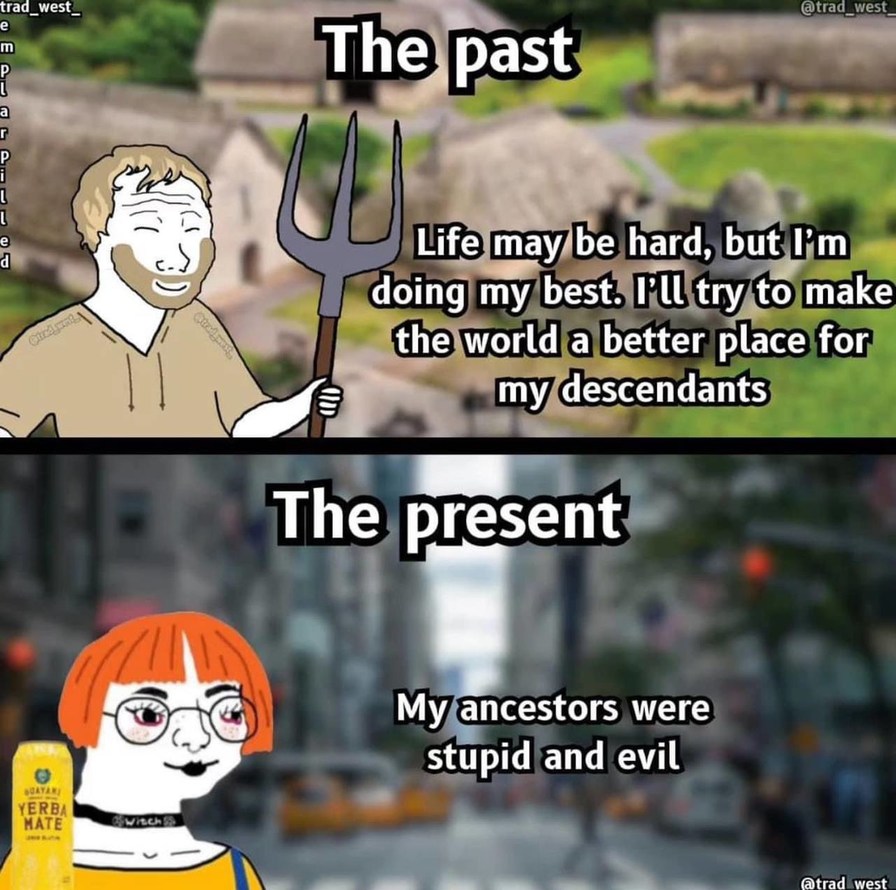 Stupid ancestor! - meme