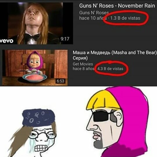 superaron a los guns n roses - meme