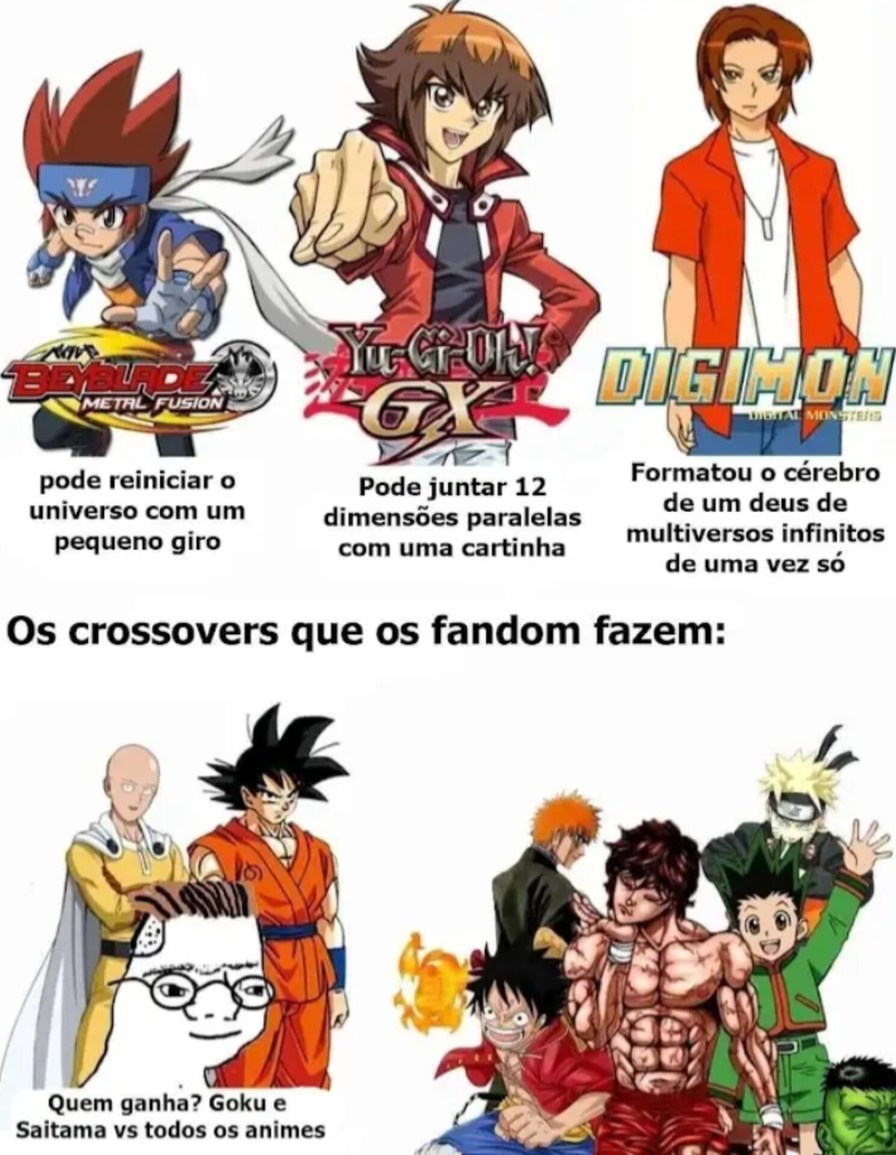 Enfim, os fandoms - meme