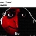 Beavers don't have flow