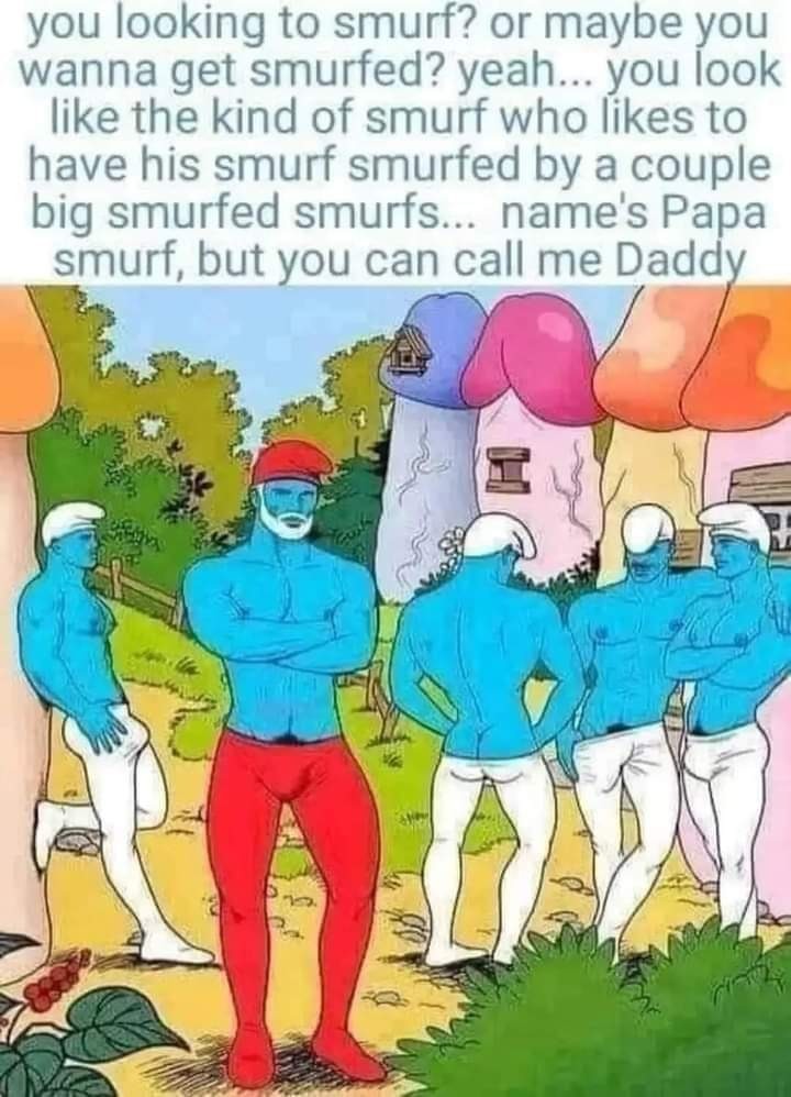Daddy Smurf - meme