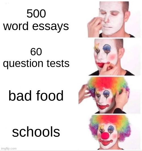 Clown schools meme