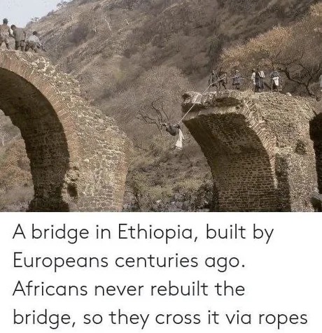 A bridge in Ethiopia - meme