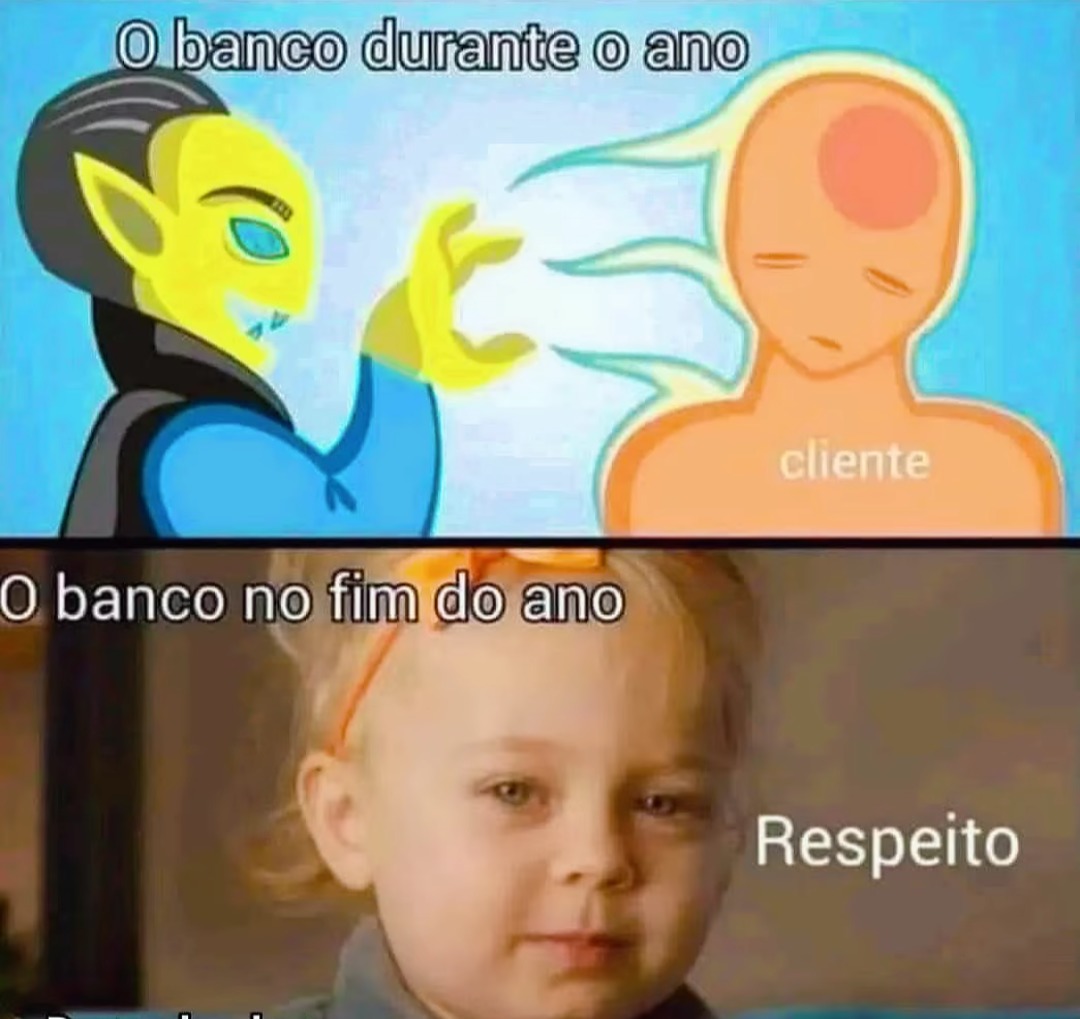 Final do ano eles congelam, por conta da Black Friday - meme