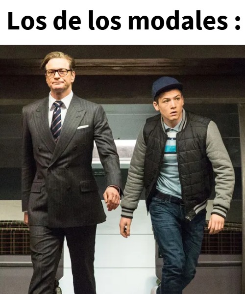 los de los modales - meme