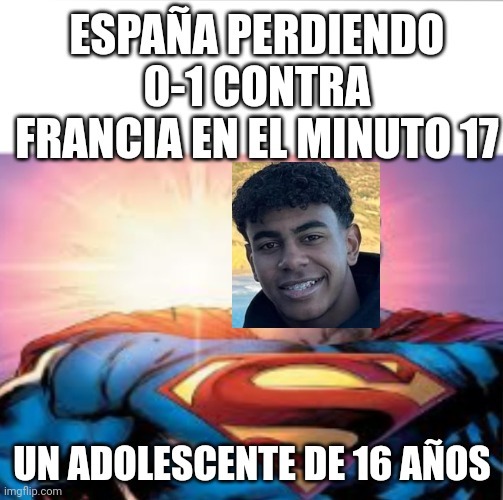 Meme de Lamine Yamak España Francia