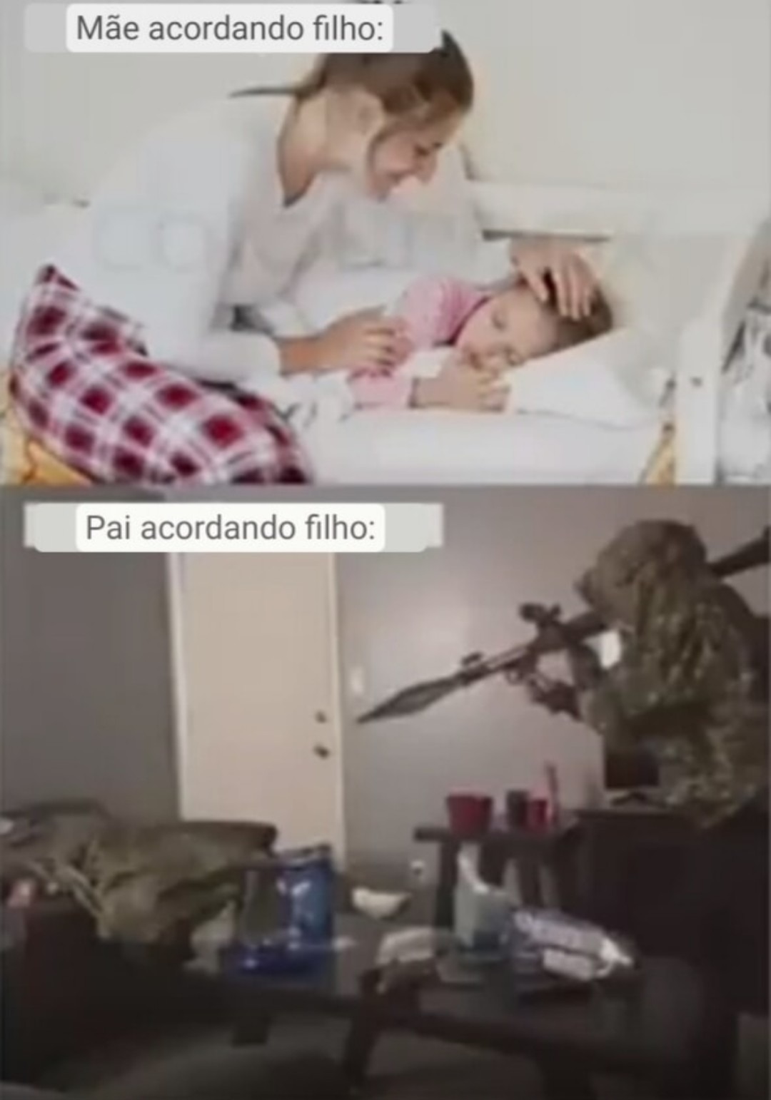 Alvorada militar - meme