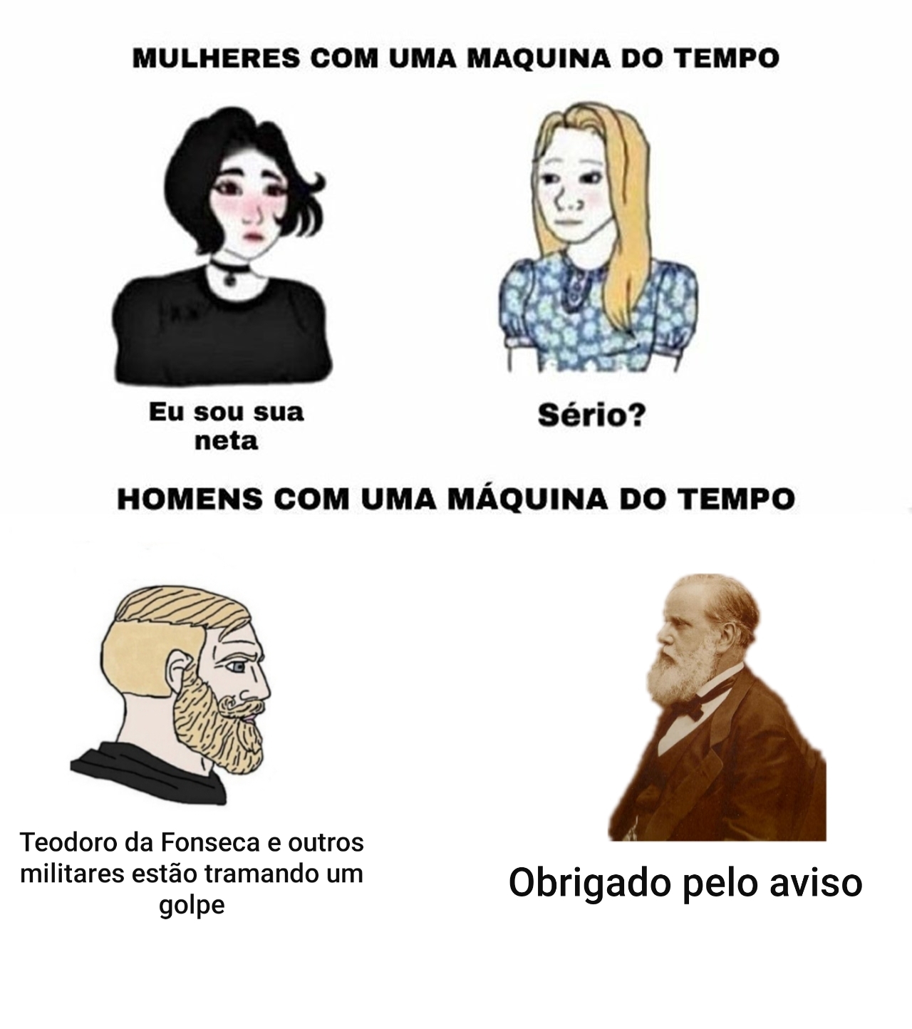 A parte mais triste de nossa história - meme