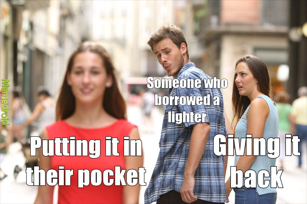 Lighter thieves - meme