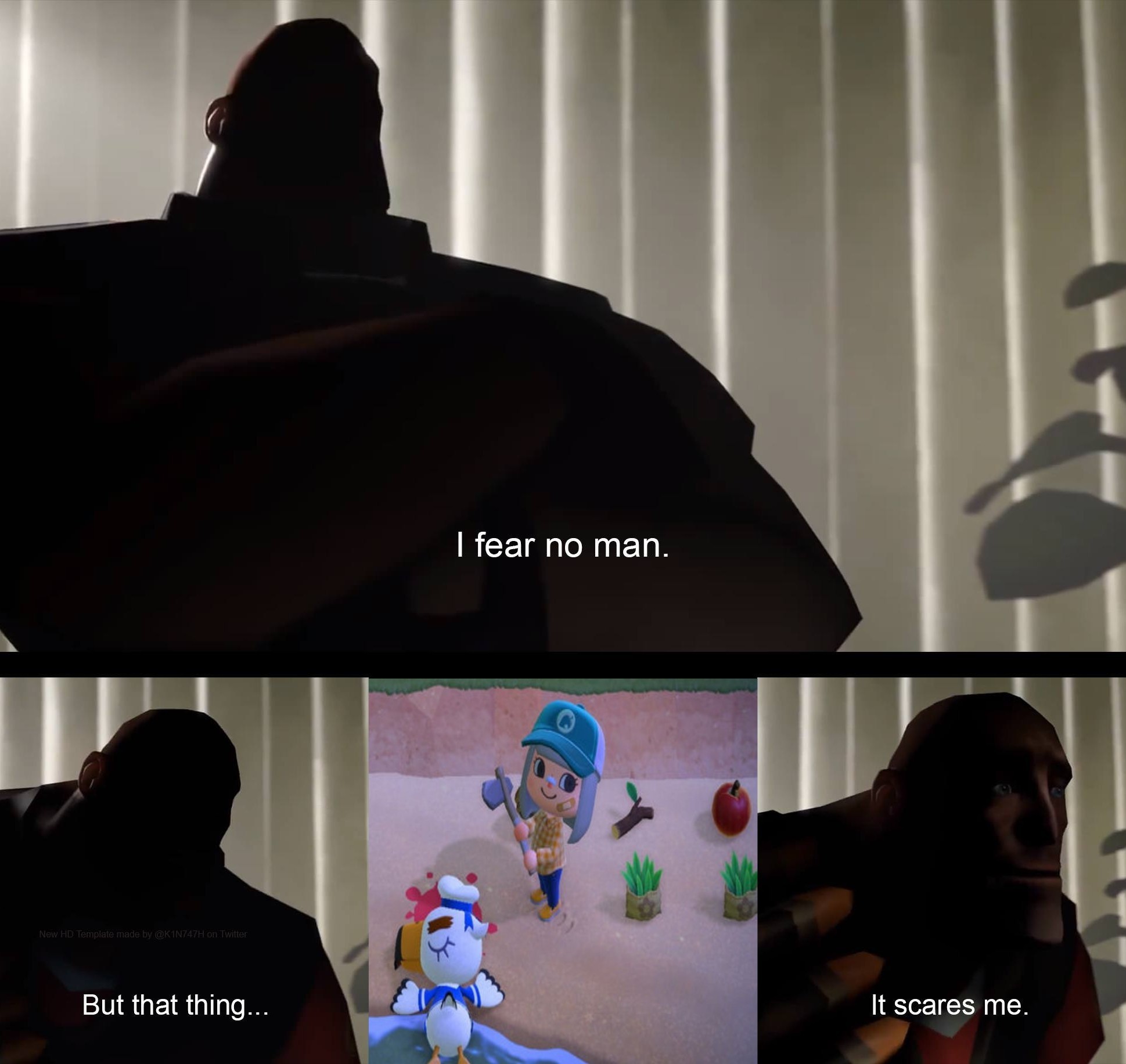 Animal Crossing sangriento - meme