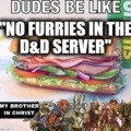 No furries in the DND server
