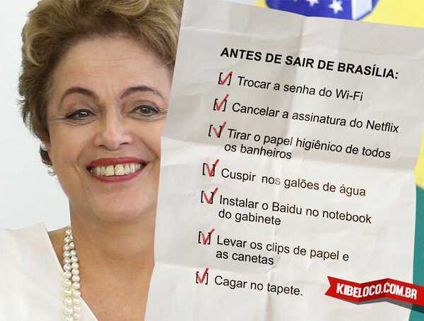 A culpa é do PT - meme