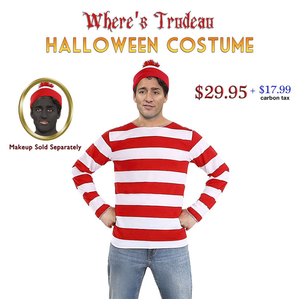 Where's Trudeau Halloween Costume - meme