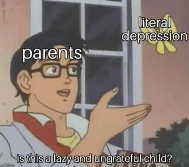 Literal depression - meme