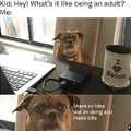 That dog seen some adulting