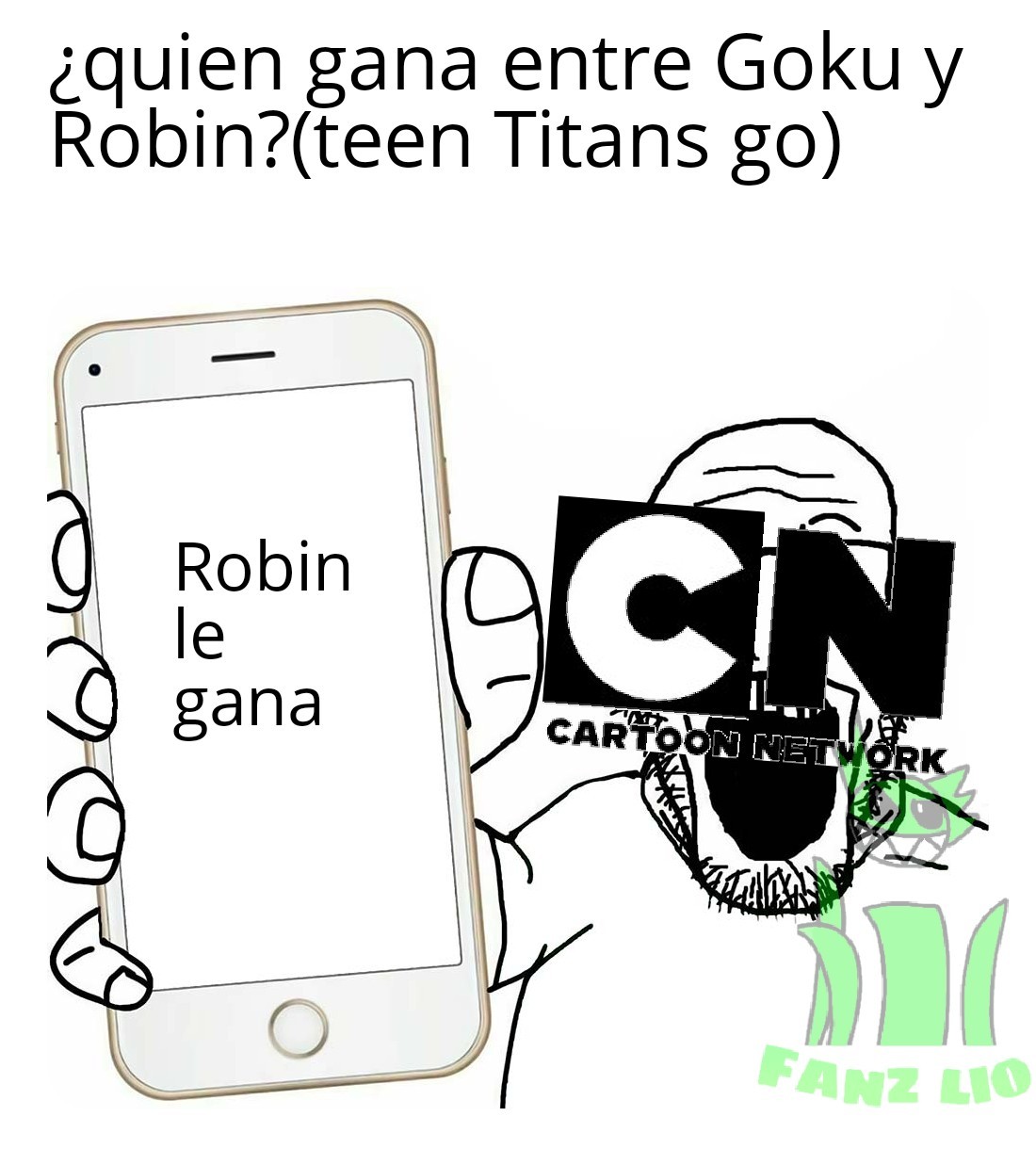 Odio teen Titans go , no me importa la opinión de cartoonetwork - meme