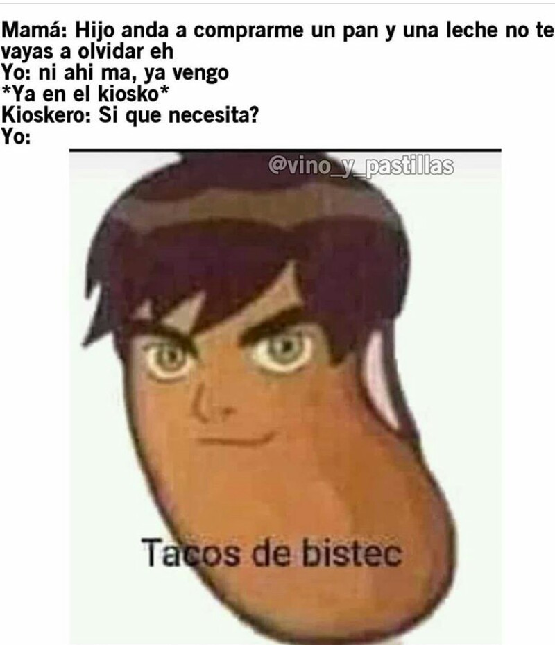 Tacos de bistec - meme