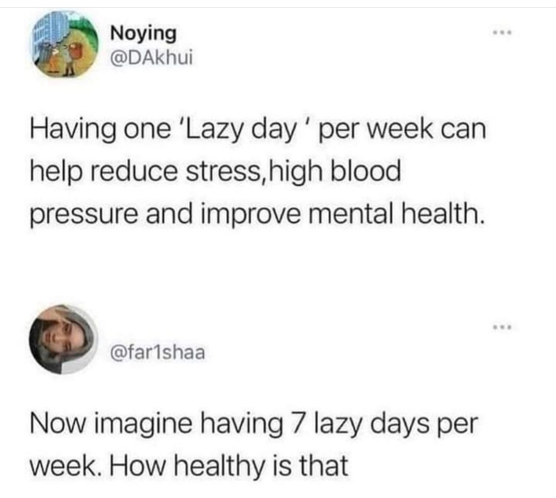 healthy week tweet