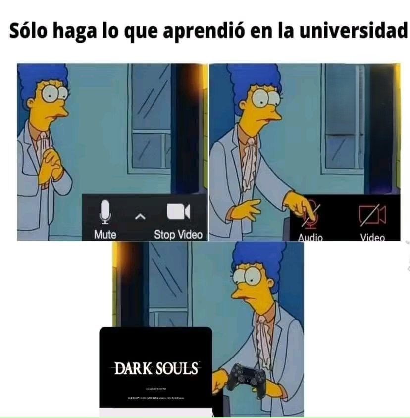 los que estudiaron durante el covid - meme