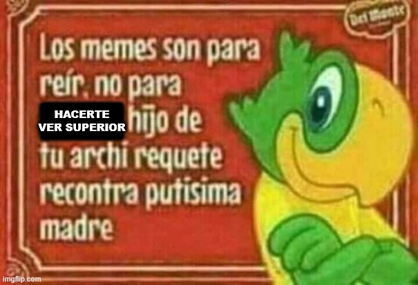 Los típicos que se la pasan molestando automamandosela haciéndose llamar a si mismos "Giga chads" solo para llamar la atención, si fueras tan "Giga chad" como dices no estarías en esta App/Web de mrd sino pisando pasto - meme