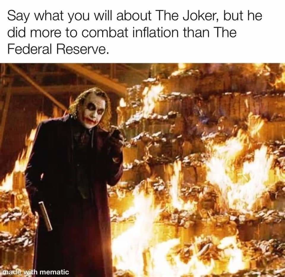Evil joker be like: imma fight inflation - Meme by SocialismKills ...