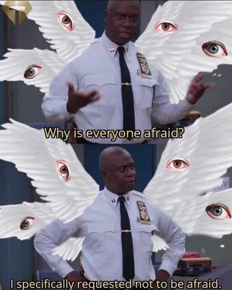 I'm just an angel - meme