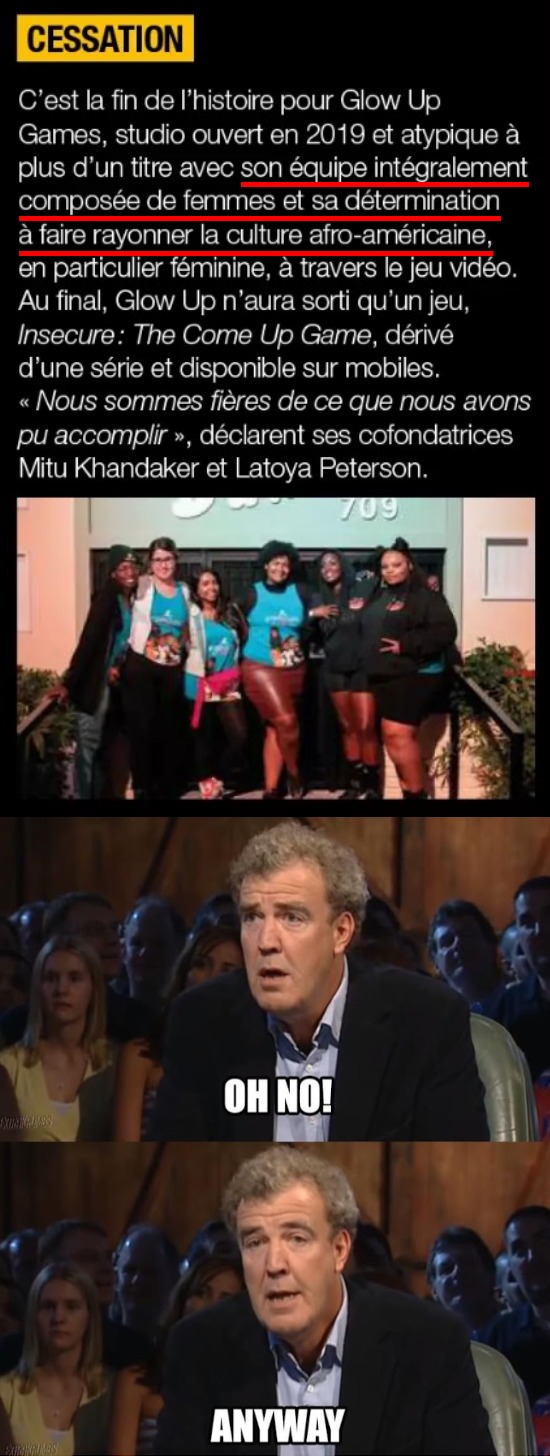 C'était pas assez inclusif c'est pour ça - meme