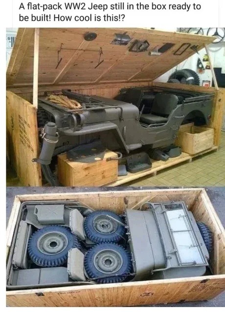 Flat-pack WW2 Jeep? IKEA about to drop a military line - meme