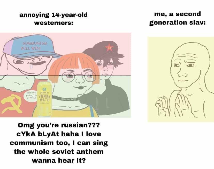 Being Slav in USA - meme