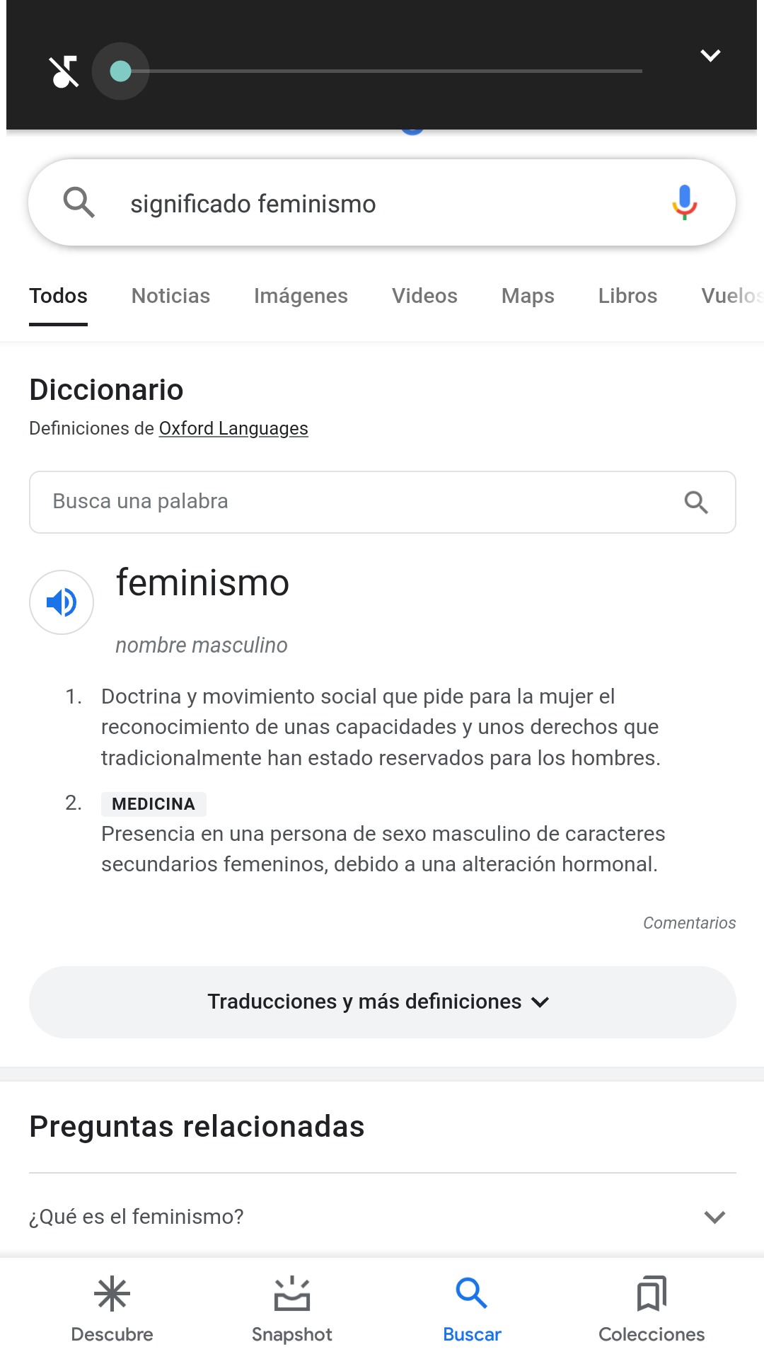 Feminismo: nombre masculino - meme
