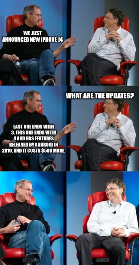 iPhone 14 launch meme