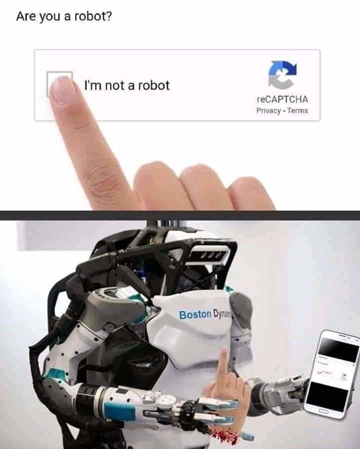 dongs in a robot - meme