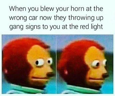 Wrong car - meme