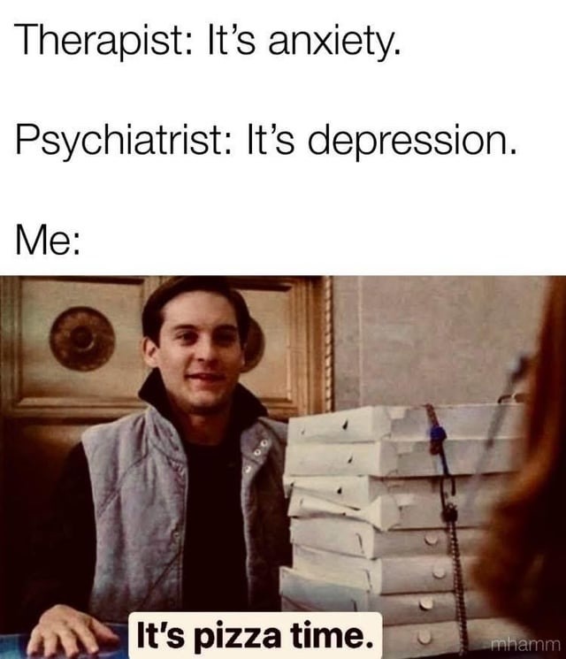 It's pizza time - meme