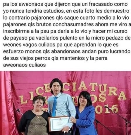 Para los aweonaos - meme