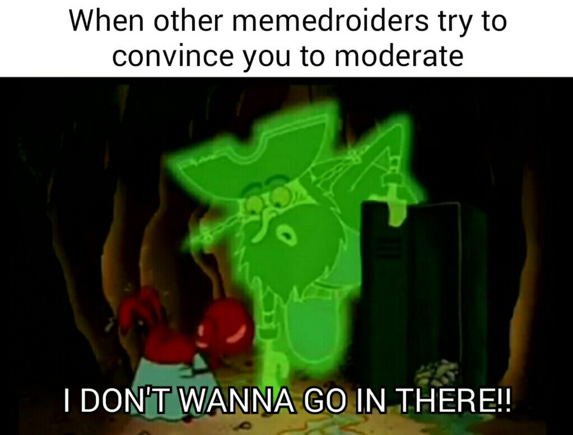 Moderation is broken - meme