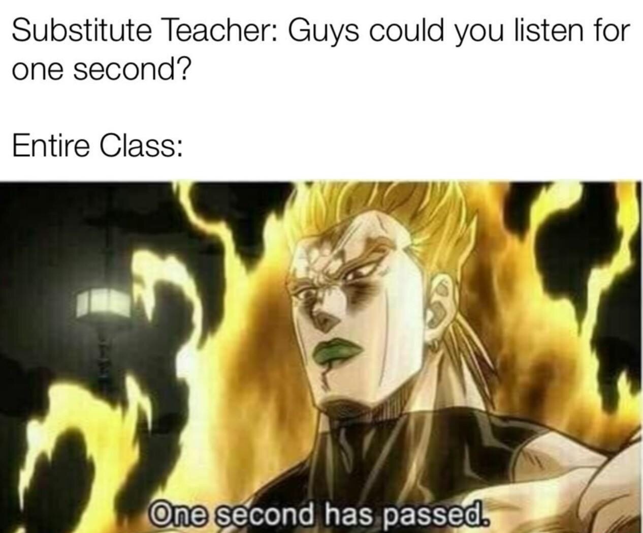 KONO DIO DA : r/memes